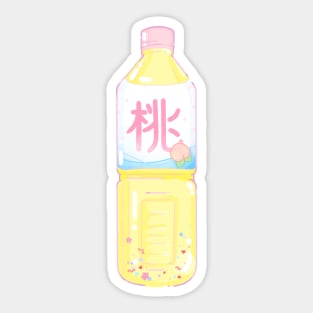 Japanese Peach Drink Sticker